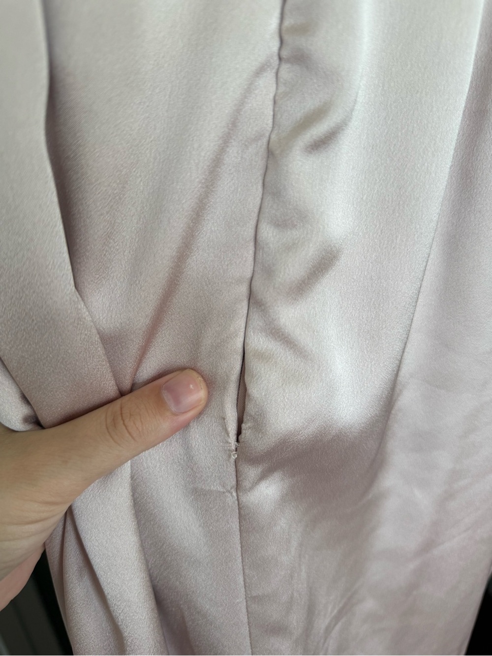 House of CB Blush Pink Strapless Slip Gown - Picture 4 of 6